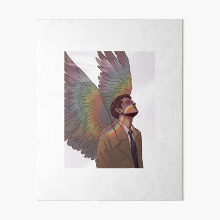 Castiel rainbow Art Board Print