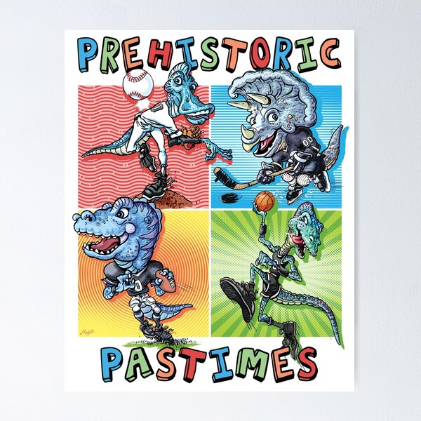 Item preview, Prehistoric Pastimes Dinosaur  Youth Sports designed and sold by DinosaurShop.