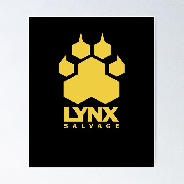 Item preview, LYNX Salvage Corp Yellow Logo - Shipbreaker Hardspace designed and sold by breh-art.
