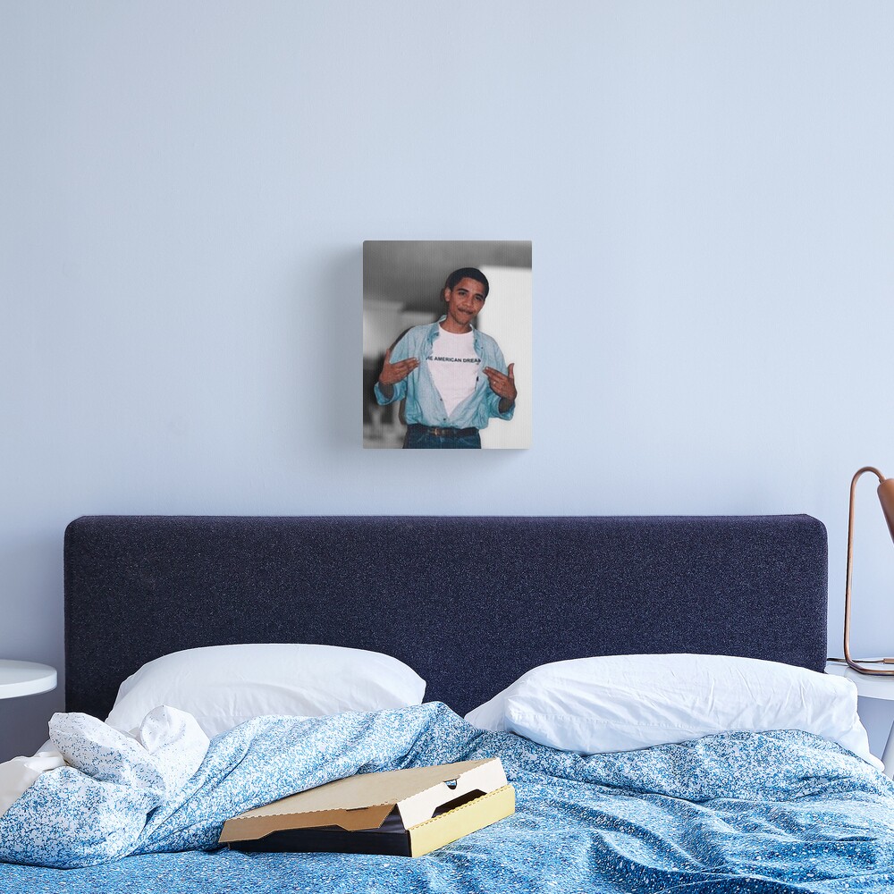 Young Obama The American Dream Canvas Print