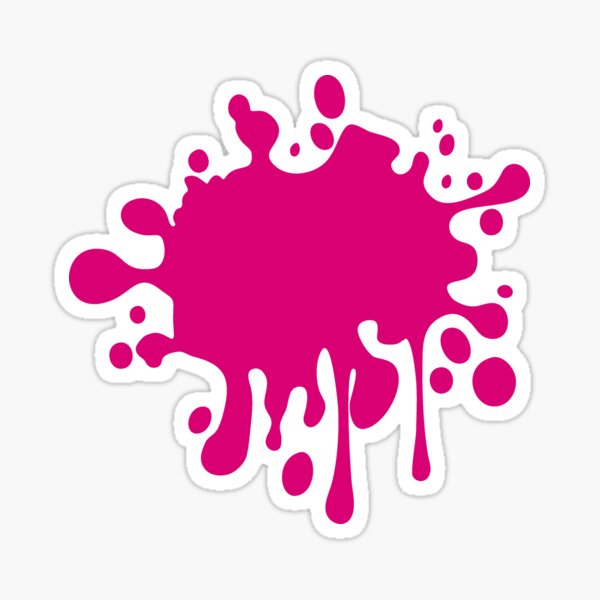 Hot Pink Fuchsia Solid Color Decor Sticker