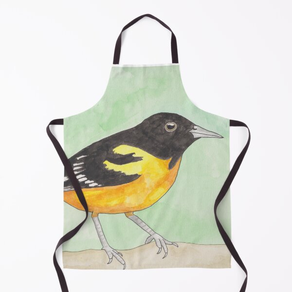 Item preview, Baltimore Oriole watercolor bird painting designed and sold by TheWaterBirds.
