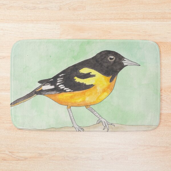 Item preview, Baltimore Oriole watercolor bird painting designed and sold by TheWaterBirds.