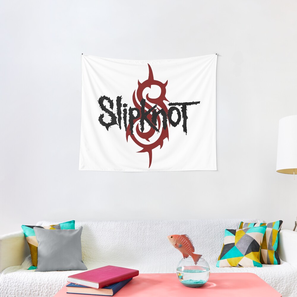 White Black Red Tapestry