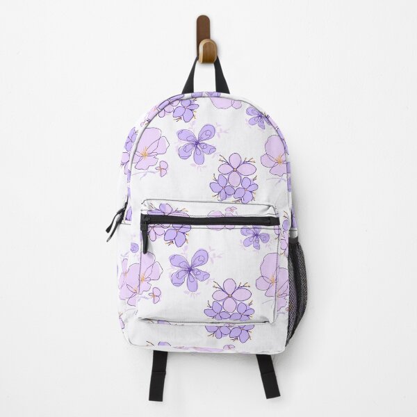 Item preview, Purple flowers pattern designed and sold by thetholab.