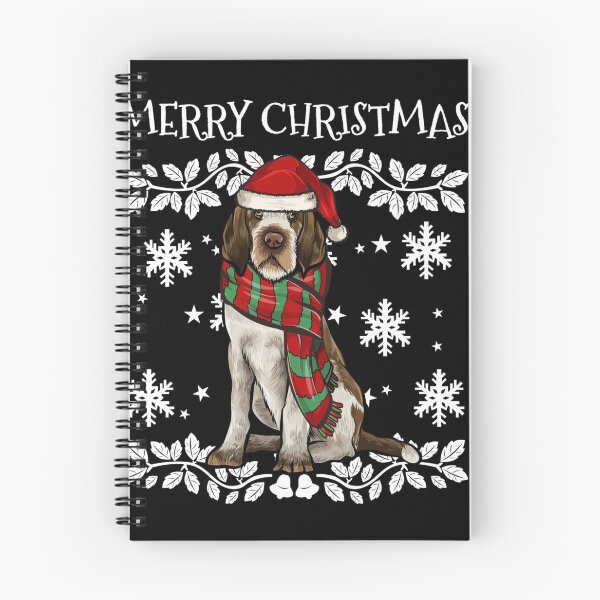 Item preview, Merry Christmas Ornament Spinoni Italiani Xmas Santa designed and sold by Ibettson Justine.