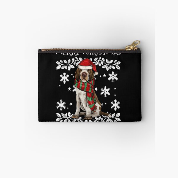Item preview, Merry Christmas Ornament Spinoni Italiani Xmas Santa designed and sold by Ibettson Justine.