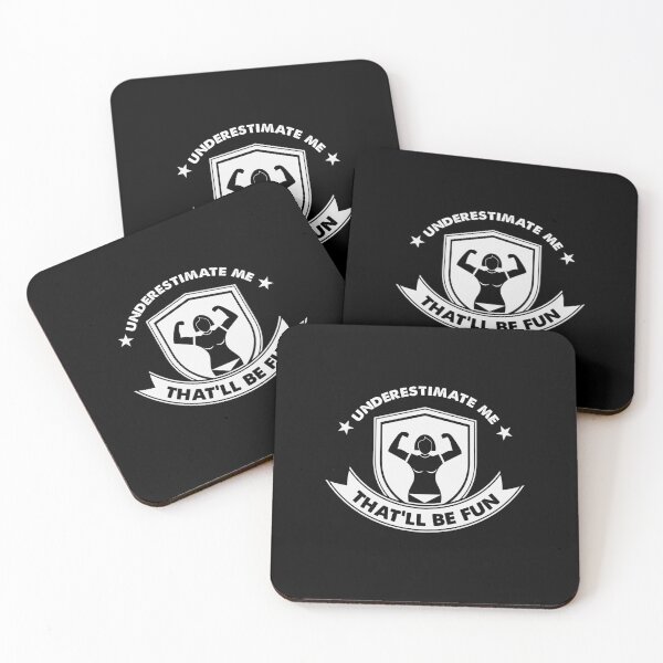 Item preview, Underestimate Me That'll Be Fun Motivational Confidence designed and sold by wackodesign.