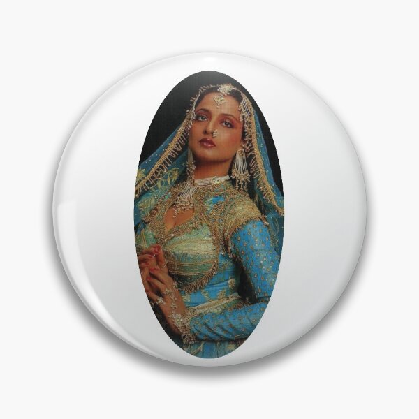 Item preview, Rekha actress wearing sari designed and sold by abeybaby-b.