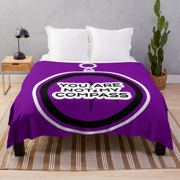 Item preview, You are Not My Compass | Life | Choices | Quotes | Purple designed and sold by Wintre2.