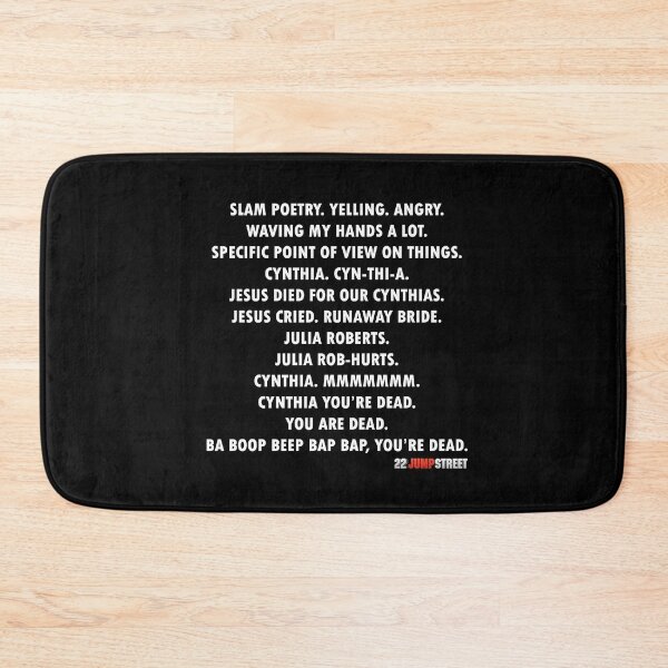 Item preview, 22 Jump Street Slam Poetry designed and sold by DoctorSnippet.
