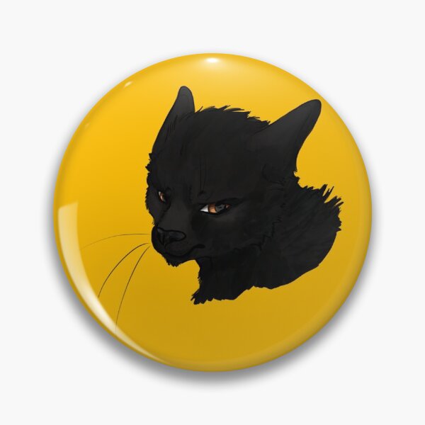 Item preview, Warriors Breezepelt WindClan warrior cat sketchy style on amber  designed and sold by GnomelyDragon.