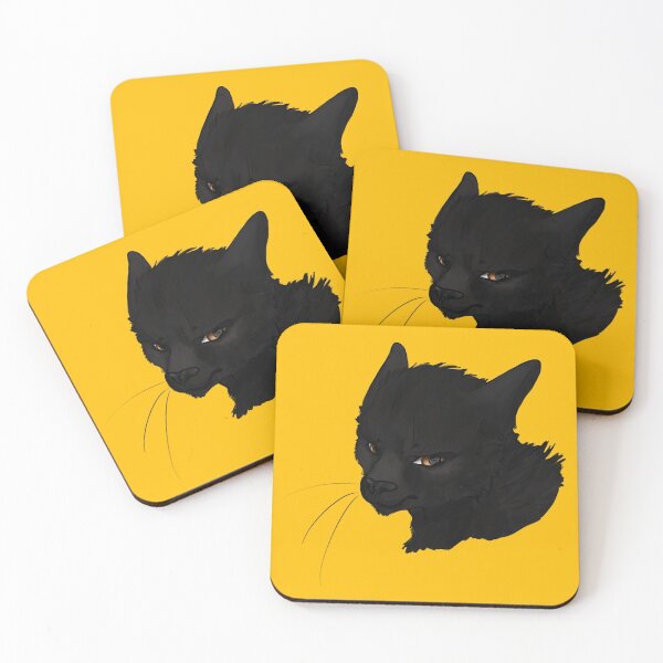 Item preview, Warriors Breezepelt WindClan warrior cat sketchy style on amber designed and sold by GnomelyDragon.
