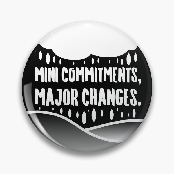 Item preview, Mini Commitments, Major Changes. | Life | Quotes | Circle | Black designed and sold by Wintre2.