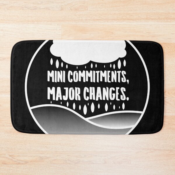 Item preview, Mini Commitments, Major Changes. | Life | Quotes | Circle | Black designed and sold by Wintre2.