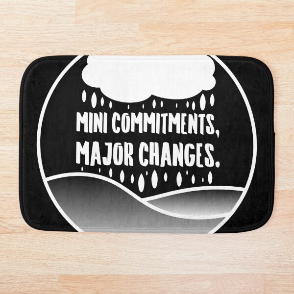 Item preview, Mini Commitments, Major Changes. | Life | Quotes | Circle | Black designed and sold by Wintre2.