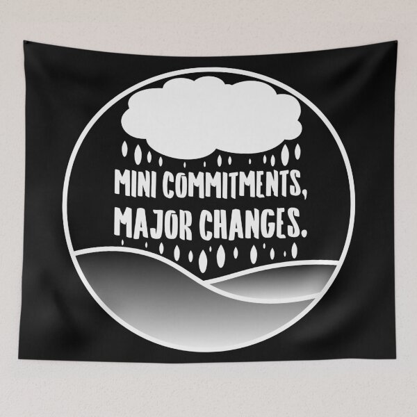 Item preview, Mini Commitments, Major Changes. | Life | Quotes | Circle | Black designed and sold by Wintre2.