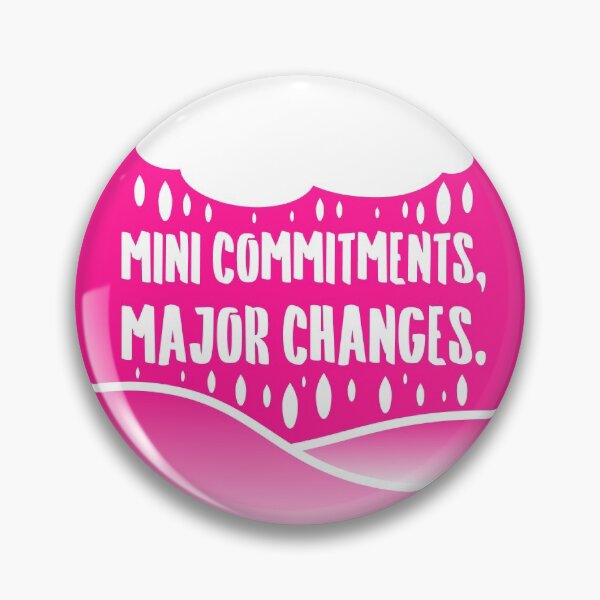 Item preview, Mini Commitments, Major Changes. | Life | Quotes | Circle | Hot Pink designed and sold by Wintre2.