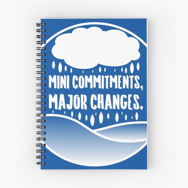 Item preview, Mini Commitments, Major Changes. | Life | Quotes | Circle | Royal Blue designed and sold by Wintre2.