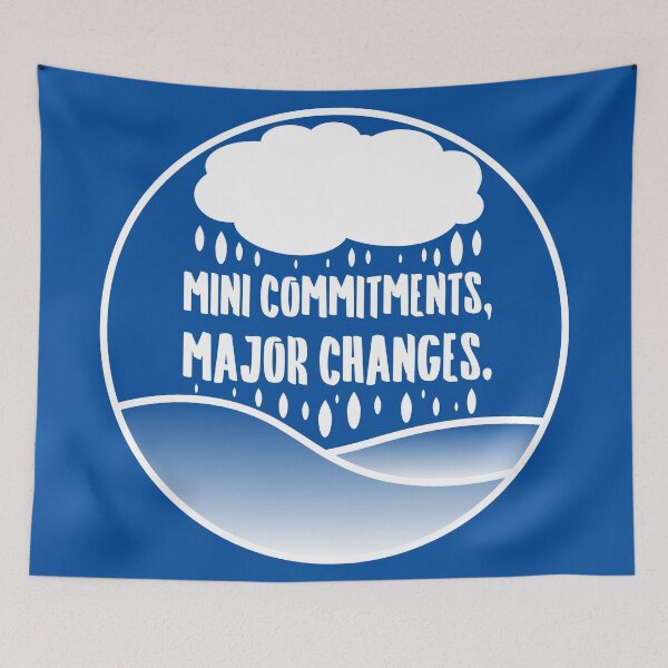 Item preview, Mini Commitments, Major Changes. | Life | Quotes | Circle | Royal Blue designed and sold by Wintre2.