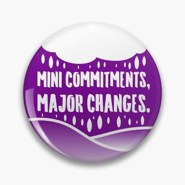 Item preview, Mini Commitments, Major Changes. | Life | Quotes | Circle | Purple designed and sold by Wintre2.