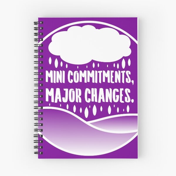 Item preview, Mini Commitments, Major Changes. | Life | Quotes | Circle | Purple designed and sold by Wintre2.