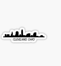 Cleveland Ohio Skyline City Sticker