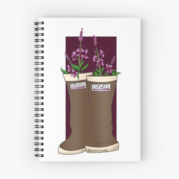 Item preview, Rain Boots Fireweed Digital designed and sold by Krystal  Thomas.