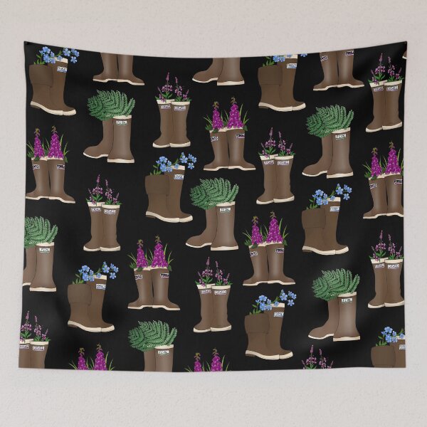 Item preview, Rain Boots Fireweed Digital designed and sold by Krystal  Thomas.