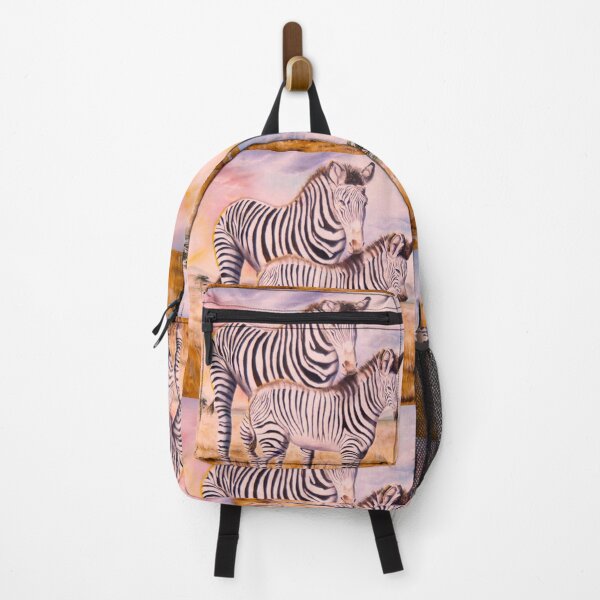 Item preview, African Zebra and her Foal in the Field designed and sold by TJHstudio.