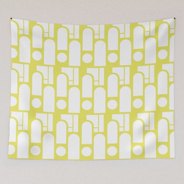 Item preview, Moroccan Shapes and pattern in yellow designed and sold by Emma Coast.