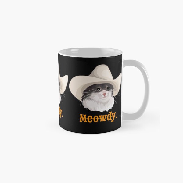 Item preview, Sad Cat Wearing a Cowboy Hat Meme designed and sold by CelestialHCO.