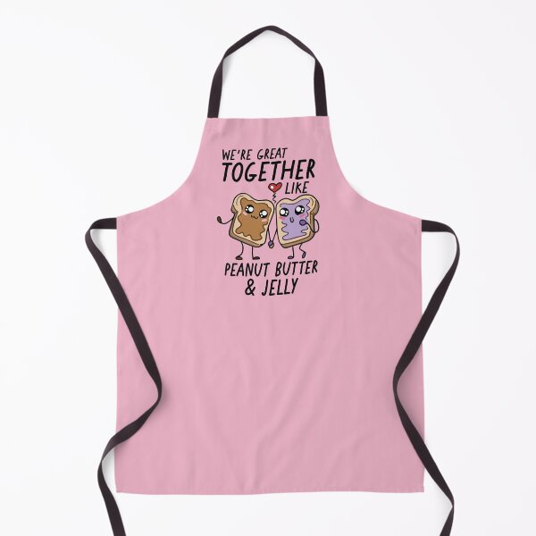 Item preview, We're Great Together Like Peanut Butter & Jelly | Kawaii Cute Food Combos designed and sold by SLAG-Creative.