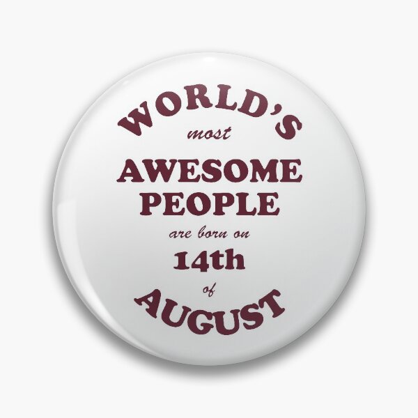 Item preview, Awesome People are born on 14th of August designed and sold by beloknet.