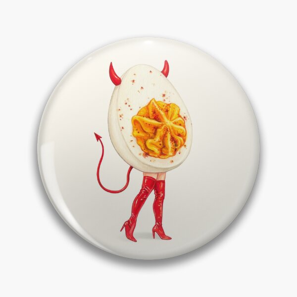 Item preview, Deviled Egg Pin-Up designed and sold by Kelly  Gilleran.