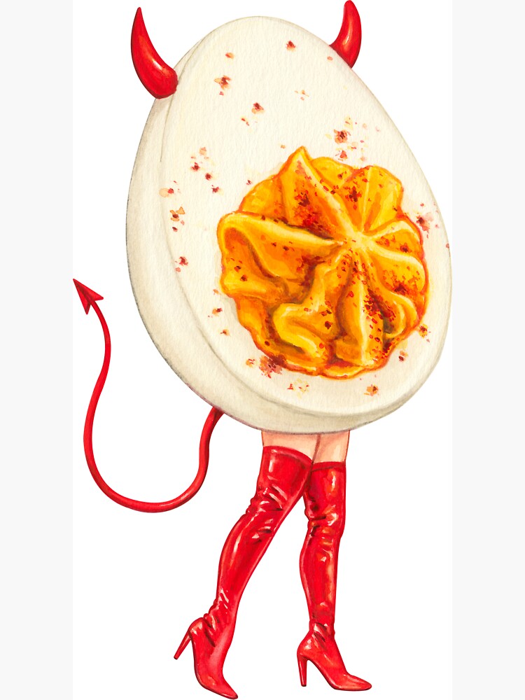 Deviled Egg Pin-Up by KellyGilleran