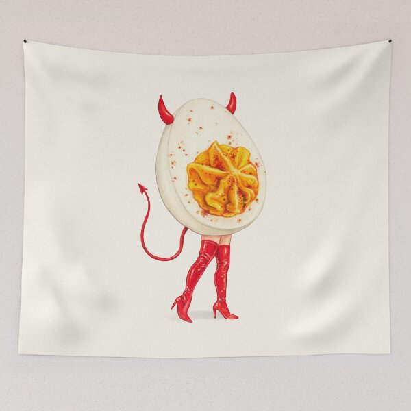 Item preview, Deviled Egg Pin-Up designed and sold by Kelly  Gilleran.