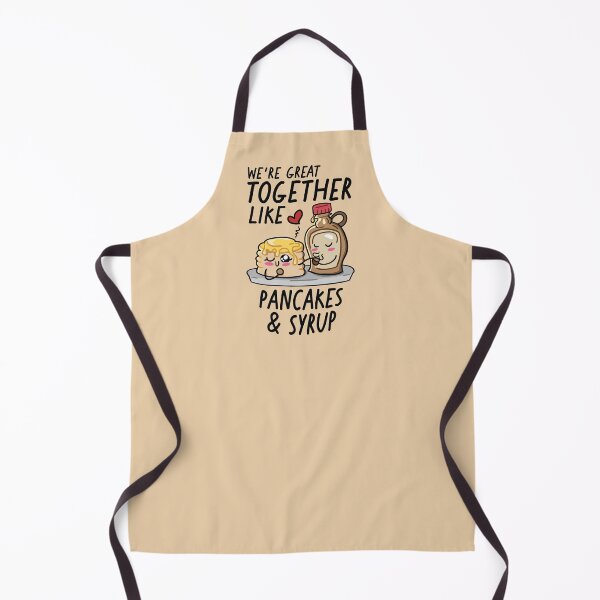 Item preview, We're Great Together Like Pancakes & Syrup | Kawaii Cute Food Combos designed and sold by SLAG-Creative.