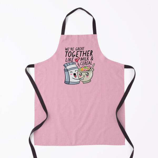 Item preview, We're Great Together Like Milk & Cereal | Kawaii Cute Food Combos designed and sold by SLAG-Creative.