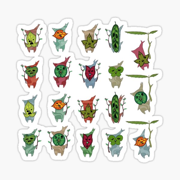 Item preview, Korok sticker sheet  designed and sold by gothBF.exe.