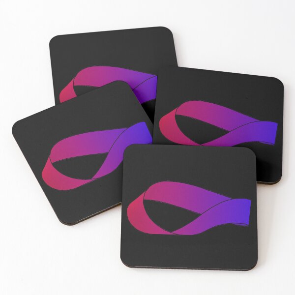 Item preview, Mobius strip pattern - Red and Blue designed and sold by rahilvalani.