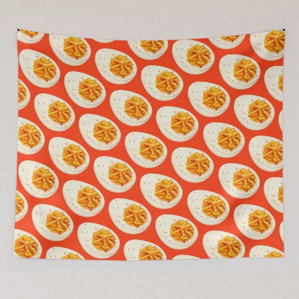 Item preview, Deviled Egg Pattern - Red designed and sold by Kelly  Gilleran.