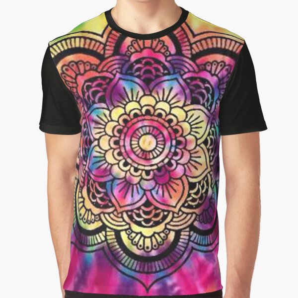 Item preview, Rainbow Tie Dye Mandala designed and sold by kittititti.