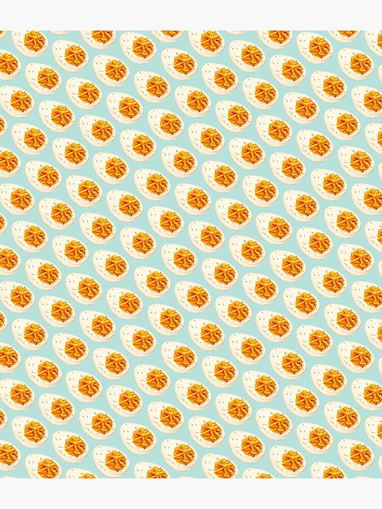 Deviled Egg Pattern - Blue by KellyGilleran