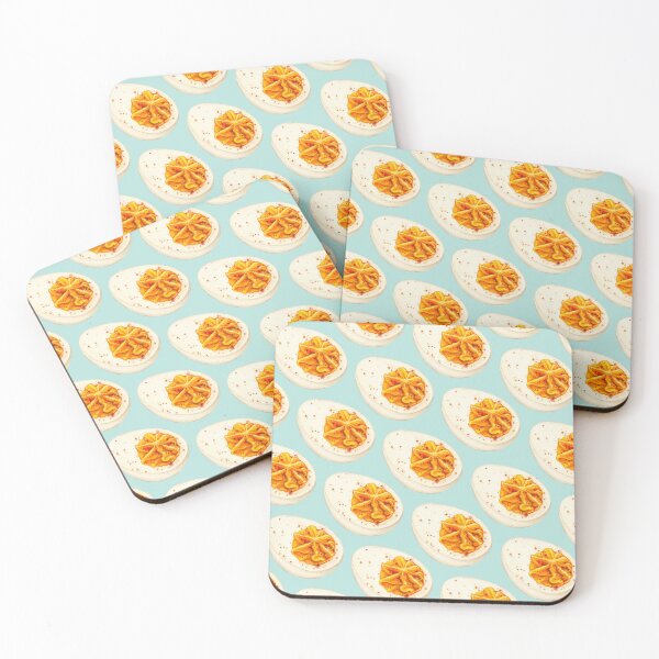 Item preview, Deviled Egg Pattern - Blue designed and sold by Kelly  Gilleran.