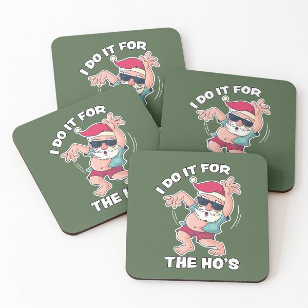 Item preview, I Do It For The Ho's Santa Claus Funny Merry Christmas designed and sold by 9ine9.