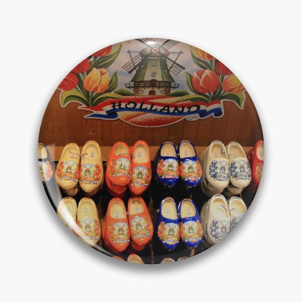 Item preview, Wooden painted clogs, Holland 2 designed and sold by FranWest.