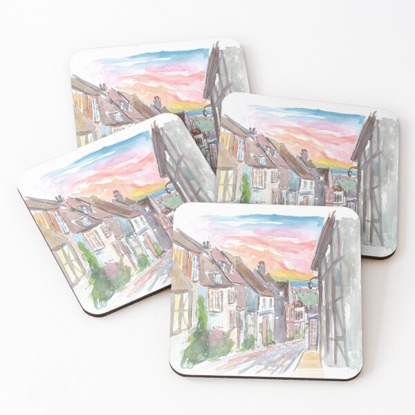 Item preview, Romantic Rye Mermaid Street with East Sussex View designed and sold by artshop77.