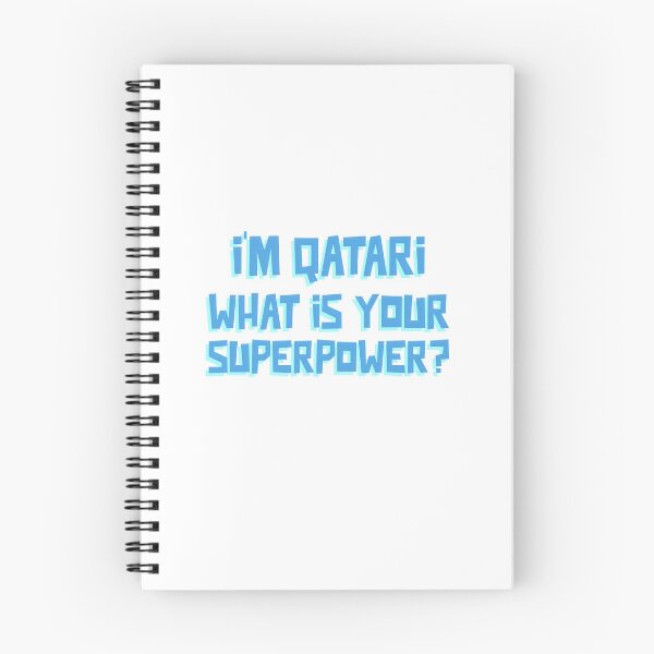 Item preview, I'M QATARI WHAT IS YOUR SUPERPOWER ? designed and sold by ArabCorner.
