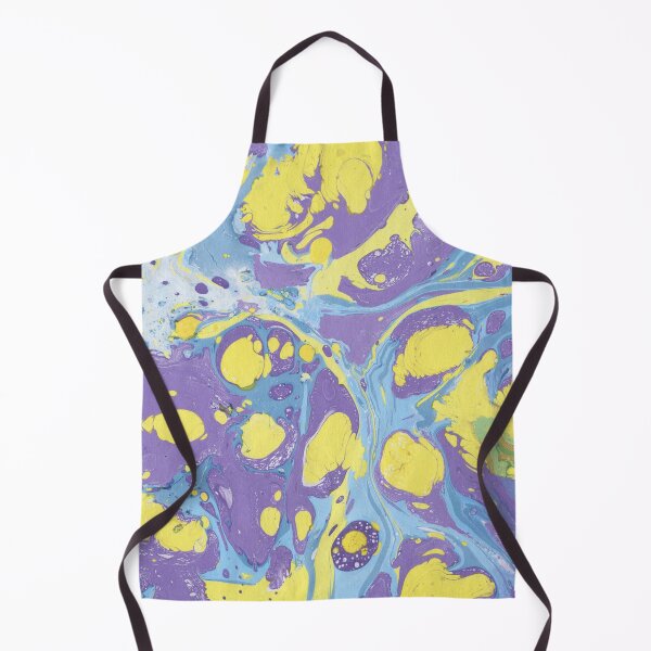 Item preview, Purple, blue and yellow ink marble paper texture designed and sold by earthtoaura.
